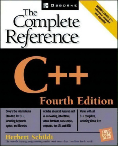 C++: The Complete Reference, De Herbert Schildt. Editorial Mcgraw Hill Education Europe, Tapa Blanda En Inglés