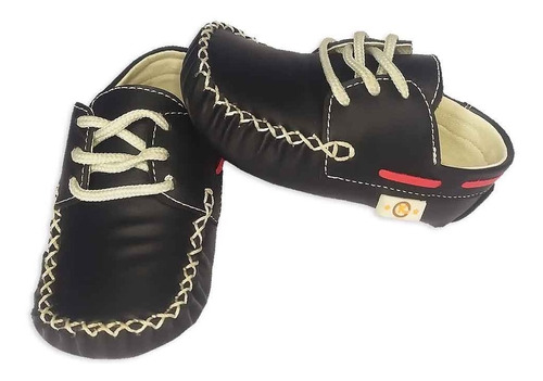 Zapato Mocasin Para Bebé - Precaminante - Negro