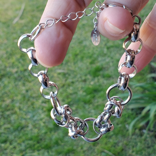 Imagen 2 de 5 de Pulsera Acero Bali Con Marinero