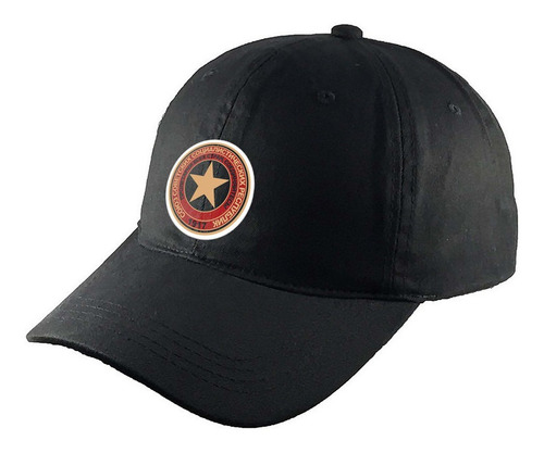 Gorra Clasica Algodón Negra Cccp Sovietica Rusia R282