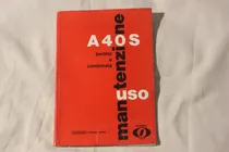 Comprar Innocenti A 40 S 1963 Manual De Uso Y Manutencion