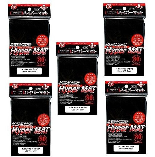 Protector Cartas Kmc Hyper Matte Sleeves Black Ãâ  5 