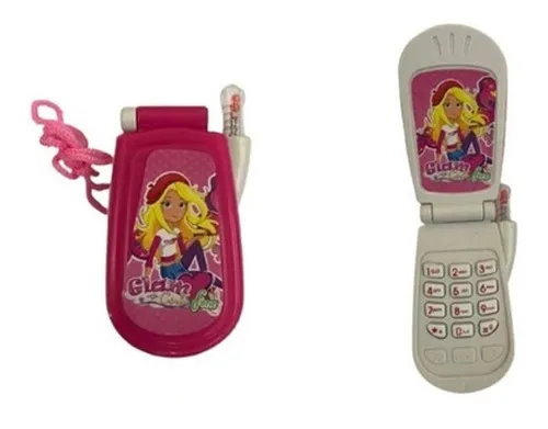 Barbie flip phone best sale toy