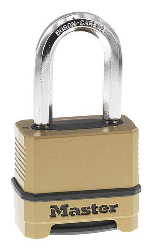 Candado Master Lock Con Combinación Numerica 1 1/2 PuLG Color Acabado latón