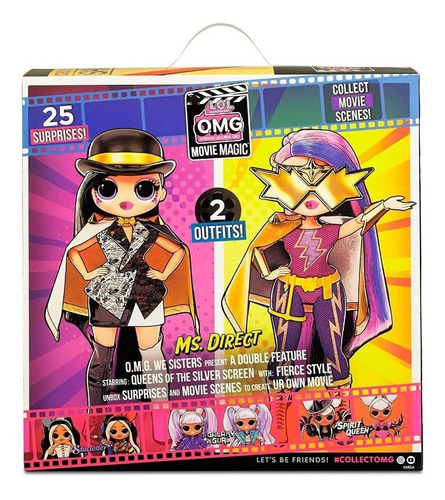 Lol Surprise! Omg Movie Magic Ms. Direct Muñeca 25 Sorpresas