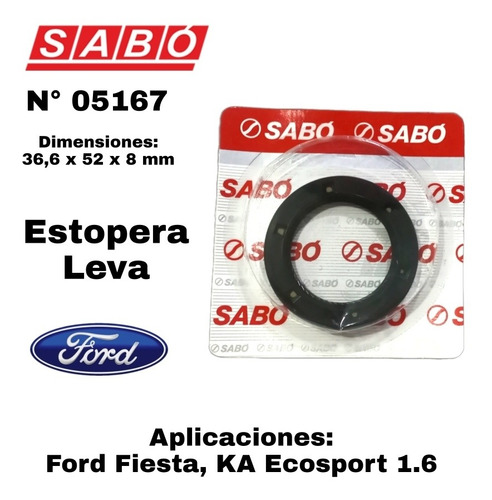 Estopera Leva Fiesta Ka Ecosport 1.6 Sabo