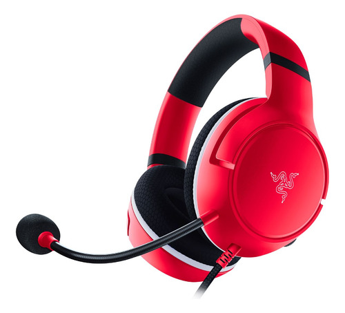 Auricular Razer Kaira X Xbox Serie Microfono 50mm Gamer Rojo