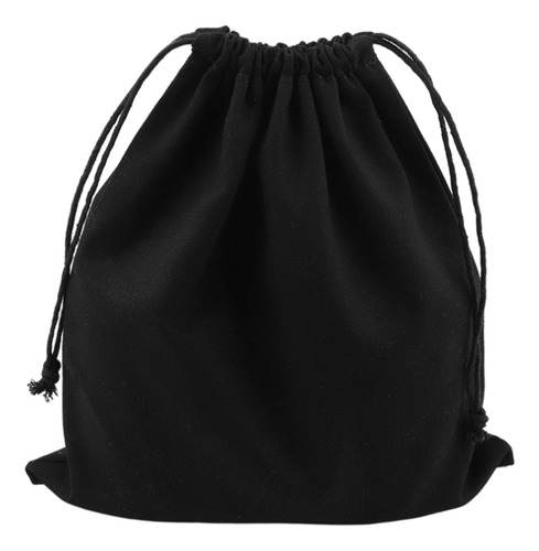 2 Bolsas De Almacenamiento Con Cordón Liso De Lona De