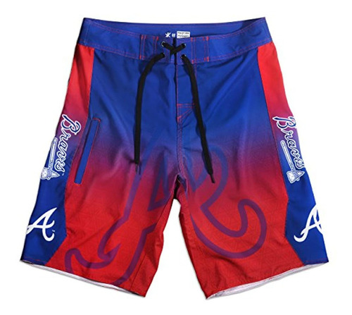 Foco Klew Mlb Atlanta Braves Gradient - Pantalones Cortos