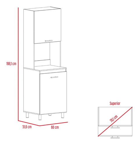 Alace + Modulo Infe Lavapla + Modulo Supe - Rovere / Niebla