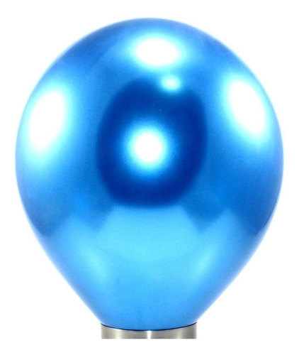 25 Unidades - Balão - Bexiga Cromado Metalizado Azul 