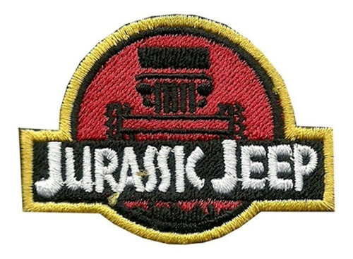 Bordado Termocolante Jurassic Jeep