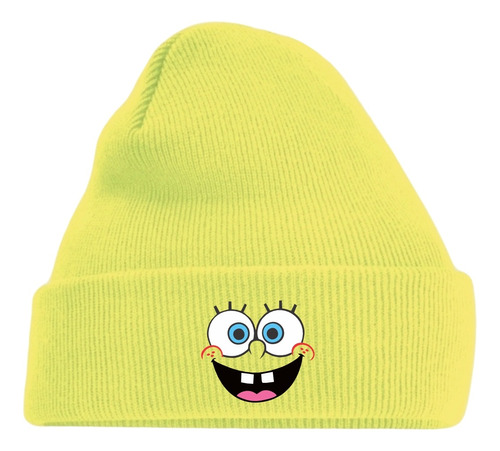 Gorro De Lana Unisex Diseño Bob Esponja