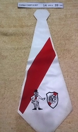 Corbata Antigua River Plate Plastico Carp M 007