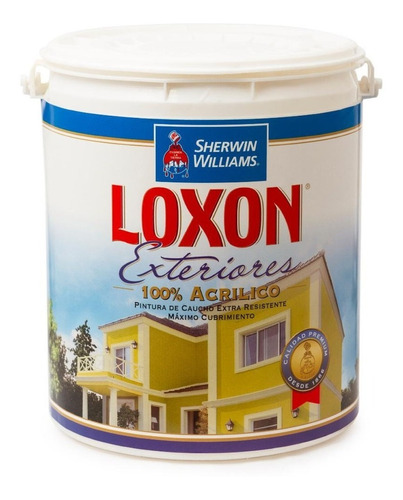 Pintura Para Exterior Clase A Loxon S.w, Galon Blanco