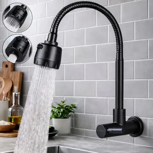 Torneira Gourmet Camperluz Preta