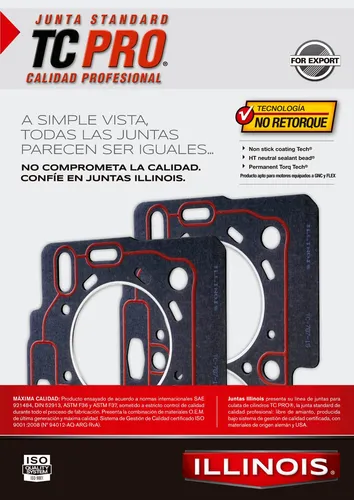 Junta T. Cilindros Illinois P/ John Deere 3650 6329 119mm