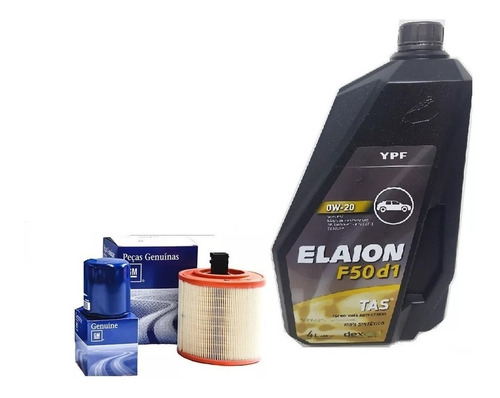 Kit Filtros Cruze 1.4 Turbo Aceite Sintetico Ypf Chevcar