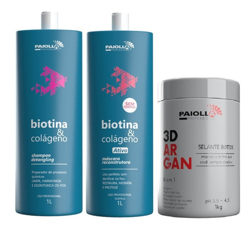 Paiolla Biotina Selagem + Btx Argan 3x1