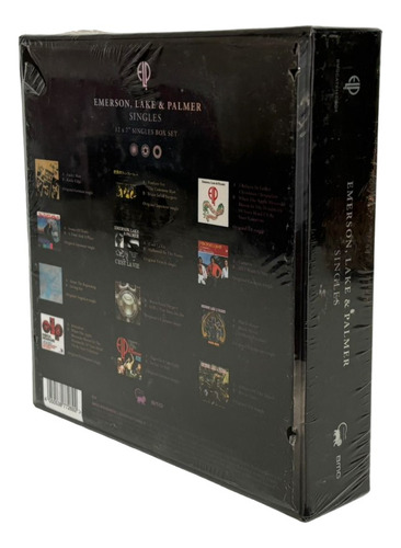 Box Emerson, Lake & Palmer Singles 12 Vinil 7´´ (color)
