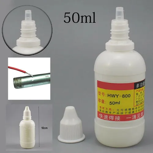 Flux Hwy-800 Para Acero Inoxidable Y Otros Materiales. 20ml