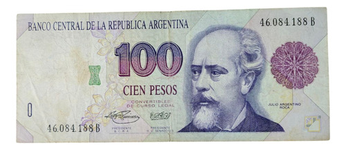 Convertible Billete $100 Roca Primer Diseño (Usado)