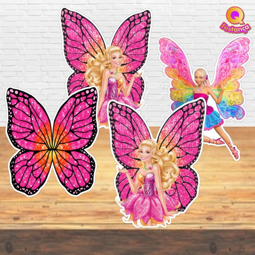 Kit Festa Pronto Barbie Butterfly *78 Itens*