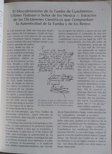 Libro: Ichcateopan La Tumba De Cuauhtémoc (Usado)