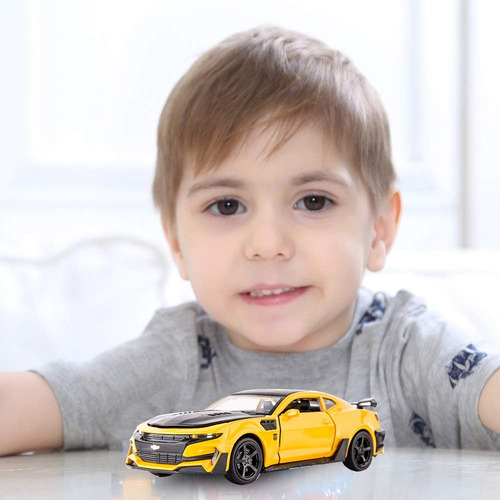 Modelo De Coche Bdtctk Camaro Bumblebee, Juguete 132, Fun...