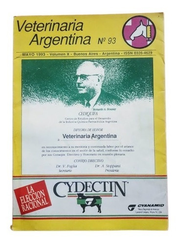 Revista Veterinaria Argentina N° 93 Mayo 1993