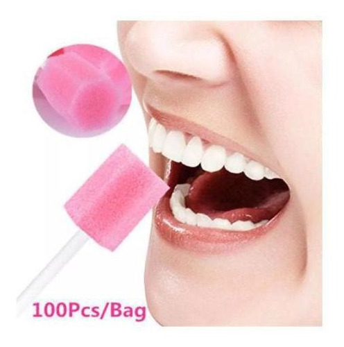 Swab Oral Esponja - 100 Unidades Embaladas Individulmente