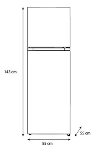 Refrigerador 7 Pies Daewoo Dwrt210ccnls Gris