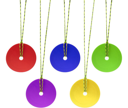 5 Discos Objetivos De Tiro Coloridos Para Practica Y Entrena