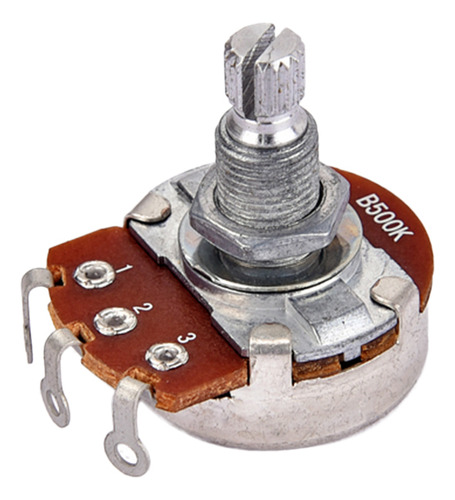 Potenciometer B500 Taper Para Bajo Eléctrico