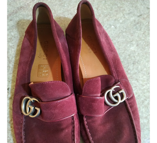 Zapatos Gucci Vinotinto