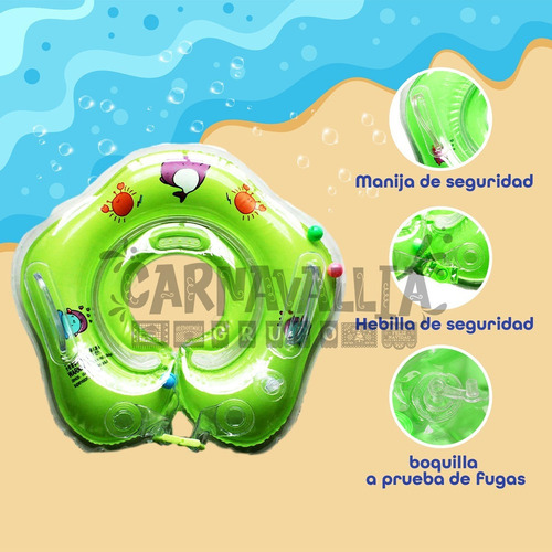 Flotador Inflable Bebé Salvavidas Cuello Flotis Albercal