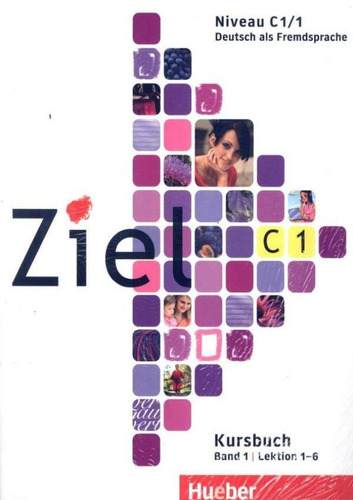 Ziel c1/1 - KB + ab m. Lerner CD rom, de Hueber. Editora Distribuidores Associados De Livros S.A., capa mole em alemão, 2010