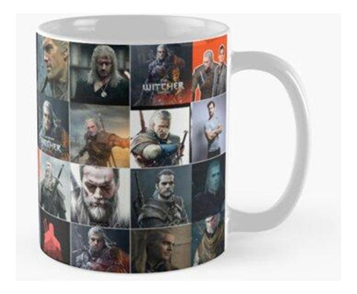 Taza X4 Collage De Fotos Del Lobo Blanco De Henry Cavill 2 C