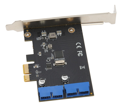 Tarjeta Dual Usb 3.0 De 20 Pines, 2 Puertos Pci Express A Ta