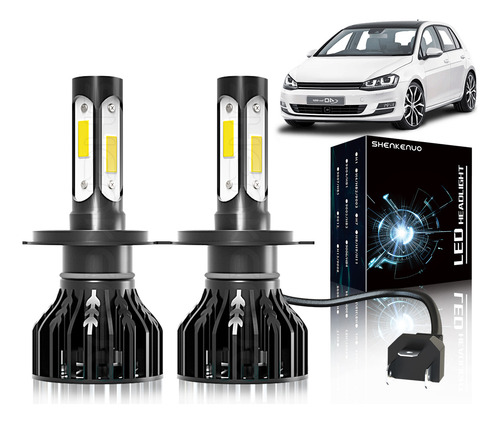 20000lm- Kit De Faros Led 9003 H4 Haz Alto/bajo Canbus Csp