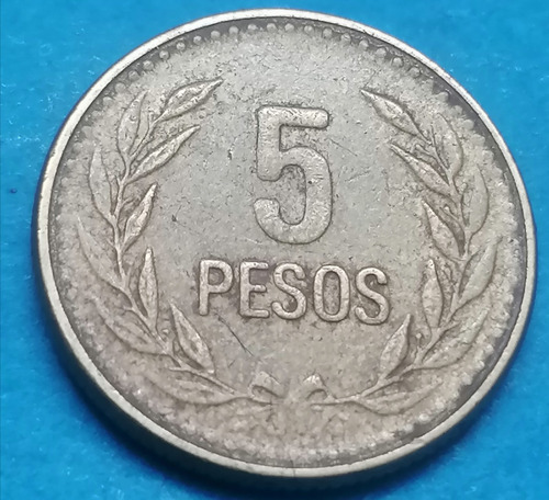 Colombia Moneda 5 Pesos 1989