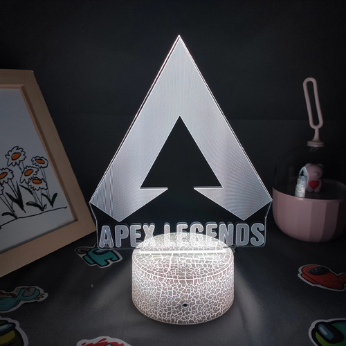Luces Nocturnas Led Rgb Con El Logotipo De Apex Legends En 3