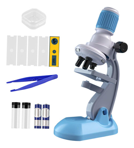 Kits De Ciencia De Microscopio Para Niños Con Diapositivas,