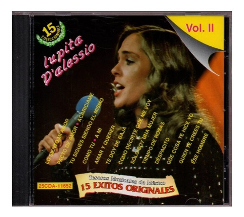 Cd Lupita D' Alessio Vol. Ii Exitos Originales