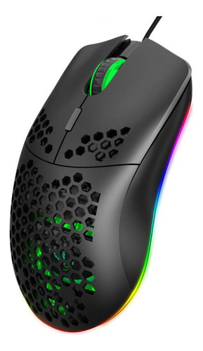 Ratón Gamer Con Cable Usb, 6 Botones Y Luces Rva