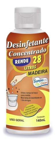 6 Desinfetante Concentrado Lavanda - Rende 28 Litros
