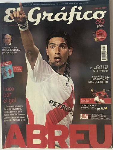 El Gráfico N° 4371 Revista Deportes Fútbol,  Año 2008, P3g3