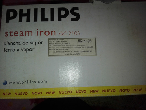 Plancha Philips Mistral 2100 Nueva En Caja