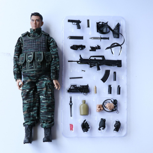 12 Masculino Modelo 1/6 Misión De Paz Uniforme Soldado