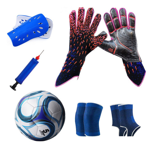 Guantes De Portero Más Kit De Entrenamiento Y Balón De Fútbo